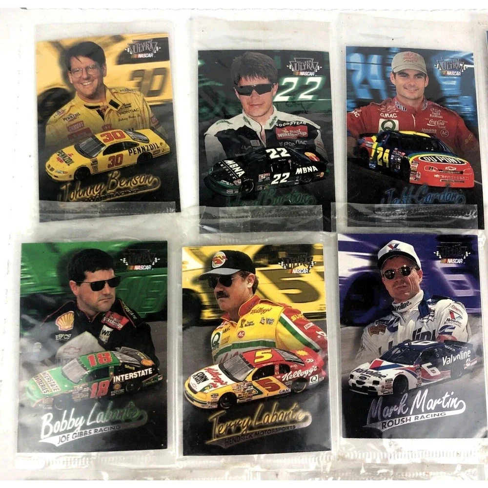 Nascar Race Cards Shoney's Special Fleer Ultra‎ 1997 Factory Sealed Ephemera Vtg
